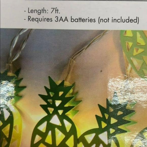 Garden Electric Aloha‎ Pineapple Light Set Outdoor Tropical Lot of 5 - Picture 9 of 11